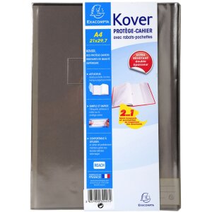 Enveloppe de cahier Kover A4 assortie