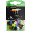 Exacompta punaises Ø10 mm assorties 40 pièces