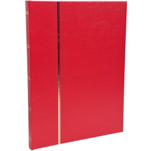 Exacompta Album de timbres 32 pages noires rouge 16,5x22,5 cm