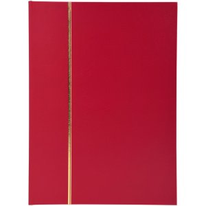 Album de timbres Exacompta 64 pages noires 22,5x30,5 cm rouge