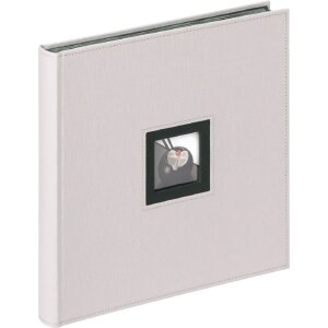 Album photo Walther Toile BLACK WHITE 30x30 gris 50 pages...