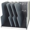 MODULOTOP trieur vertical avec 5 plaques de séparation - noir-gris souris