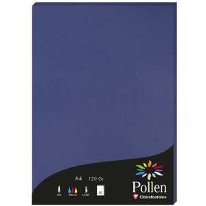 Papier A4 Pollen 120g 50 feuilles bleu royal