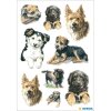 adorables autocollants pour chiens de la série DECOR, autocollants