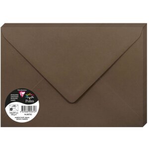 Pack 20 enveloppes Pollen, C5 162x229mm, 120g brun