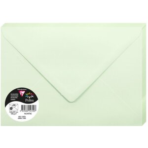 Pack 20 enveloppes Pollen, C5 162x229mm, 120g vert