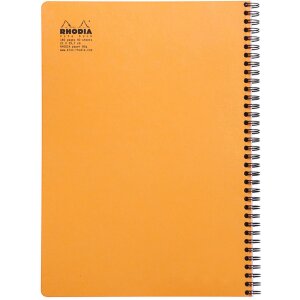 Bloc-notes Rhodia double spirale A4 ligné