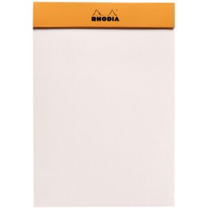 Rhodia Bloc 8,5x12 cm agrafé 70 feuilles blanches...