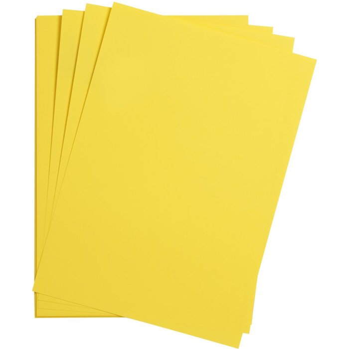 25 feuilles de papier toner A4 citron