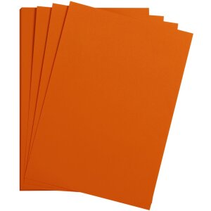 25 feuilles de papier toner A4 rouge-orange