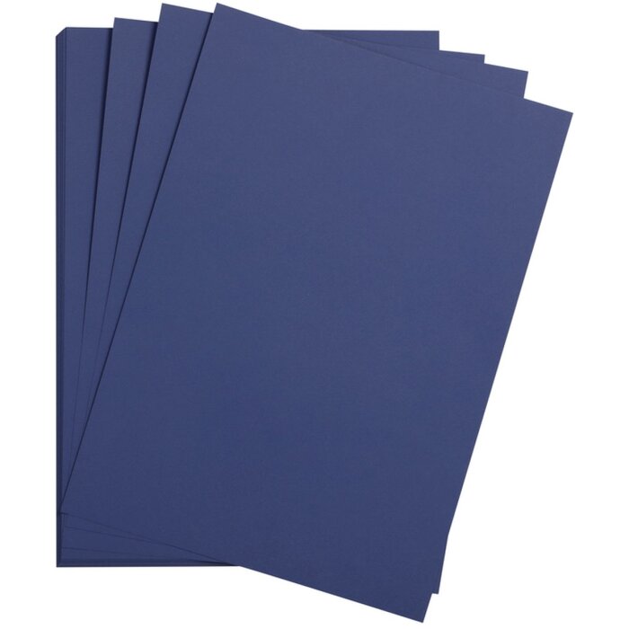 25 feuilles de papier toner A4 bleu nuit