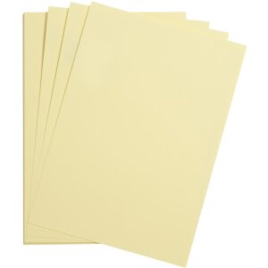 25 feuilles de papier toner A4 jaune paille