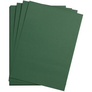 25 feuilles de papier toner A4 vert sapin