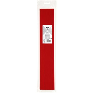 Rouleau de papier crêpé rouge - 95106C...