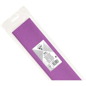 Rouleau de papier crêpe lilas - 95110C Clairefontaine