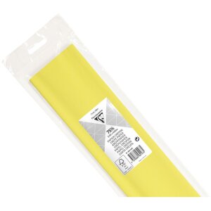 Rouleau de papier crêpe jaune paille - 95114C Clairefontaine