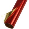 Rouleau de papier aluminium double face rouge