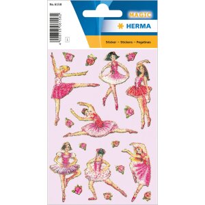 Autocollants HERMA roses Ballerina avec surface...