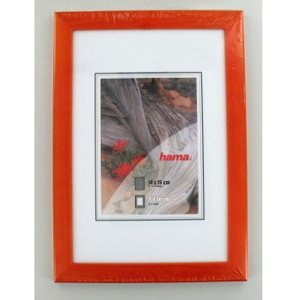 Hama cadre en bois Riga 10x15 cm orange