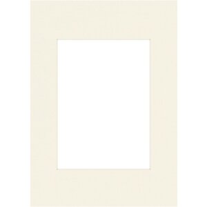 Passe-partout 15x20 cm - 10x15 cm blanc neige