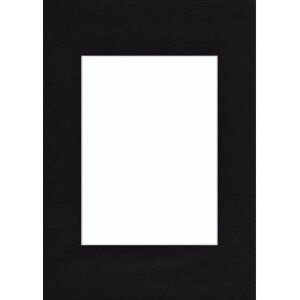 Passe-partout 20x30 cm - 13x18 cm noir profond