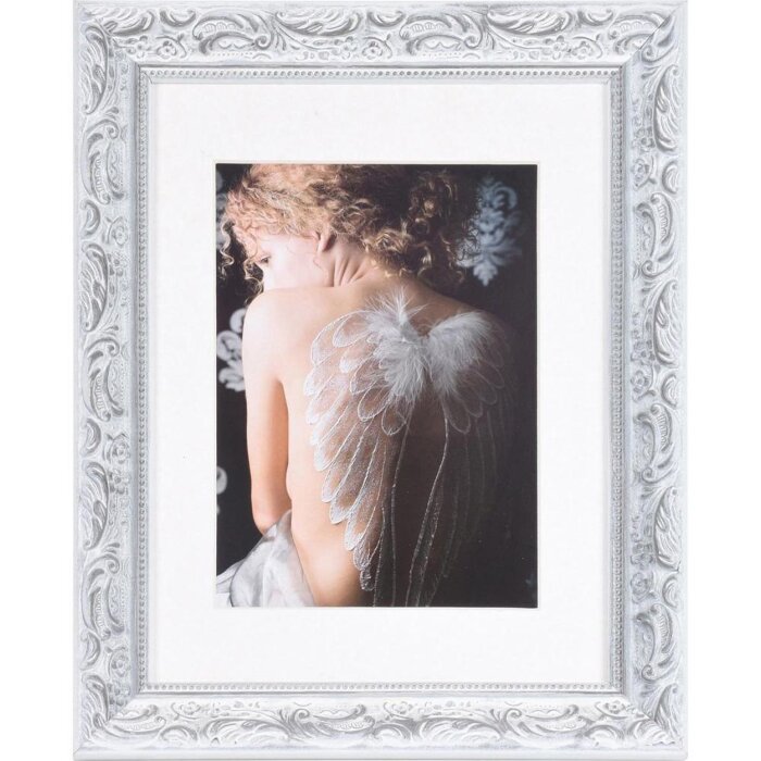 Chic Baroque cadre photo 18x24 cm blanc