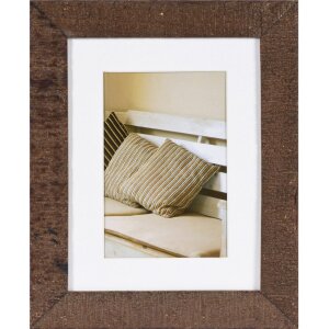 Cadre photo en bois Driftwood 15x20 brun foncé