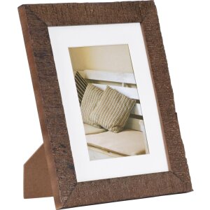 Cadre photo en bois Driftwood 15x20 brun foncé