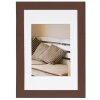 20x30 Cadre photo en bois Driftwood brun foncé