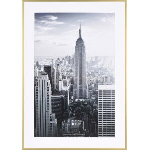 Cadre photo aluminium Manhattan 50x70 or