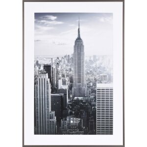 Henzo cadre photo aluminium Manhattan gris foncé...