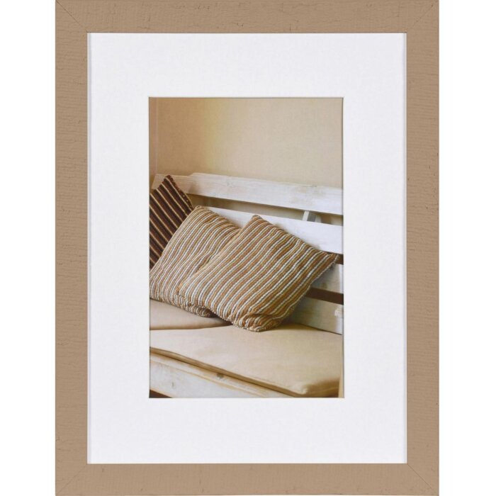 Cadre en bois Henzo Driftwood 30x40 cm beige avec passe-partout 20x30 cm