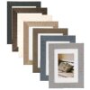 40x50 cadre photo en bois gris foncé Driftwood