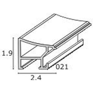 Cadre alu Deknudt S021 Madar 20x25 cm noir