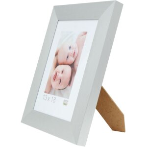 Cadre photo en aluminium Tibbi pour 13x18 cm en argent