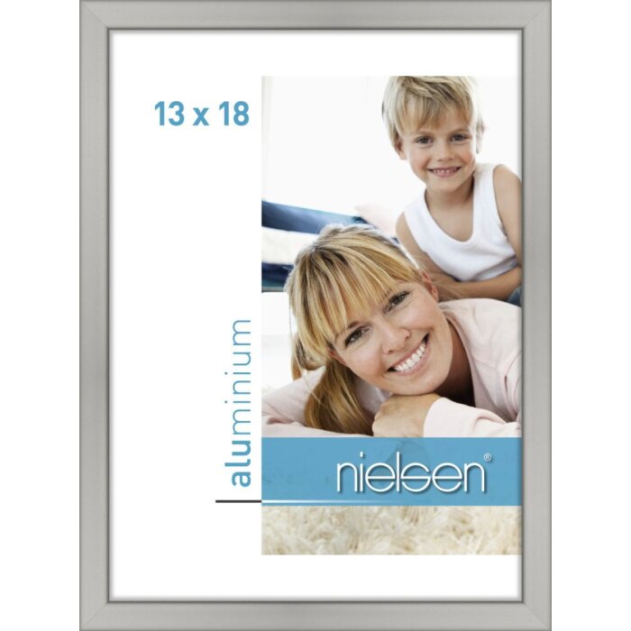 Cadre alu Nielsen Classic 13x18 cm argent mat