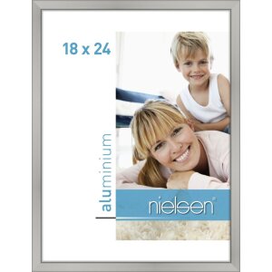 Cadre alu Nielsen Classic 18x24 cm argent mat