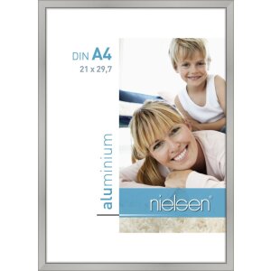 Cadre alu Nielsen Classic 21x29,7 cm argent mat