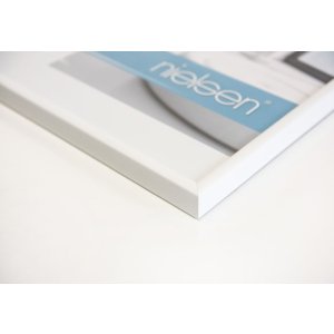 Cadre en aluminium Nielsen Classic 21x29,7 cm blanc DIN A4 Cadre pour diplômes