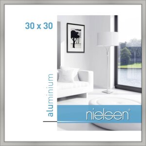 Cadre alu Nielsen Classic 30x30 cm argent mat