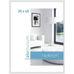 Cadre alu Nielsen Classic 30x40 cm blanc