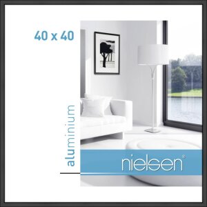 Cadre alu Nielsen Classic 40x40 cm noir mat