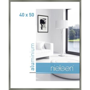 Cadre alu Nielsen Classic 40x50 cm platine