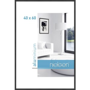 Cadre alu Nielsen Classic 40x60 cm noir mat