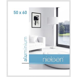 Cadre alu Nielsen Classic 50x60 cm blanc