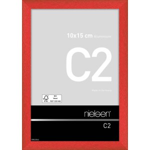 Cadre alu Nielsen C2 10x15 cm tornado rouge