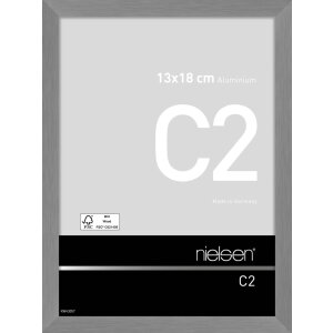 Cadre alu Nielsen C2 13x18 cm structure gris mat