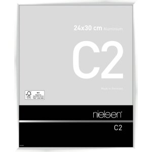 Cadre alu Nielsen C2 24x30 cm blanc brillant