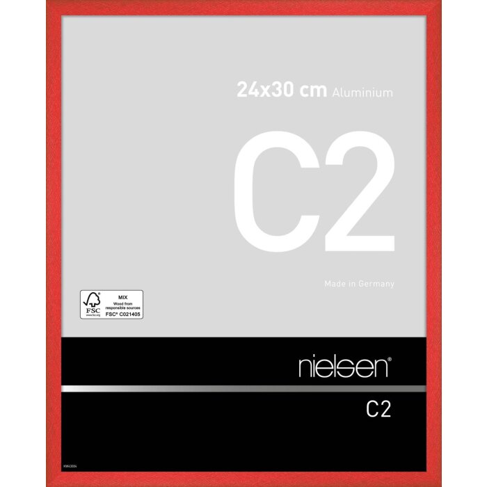 Cadre alu Nielsen C2 24x30 cm rouge tornado