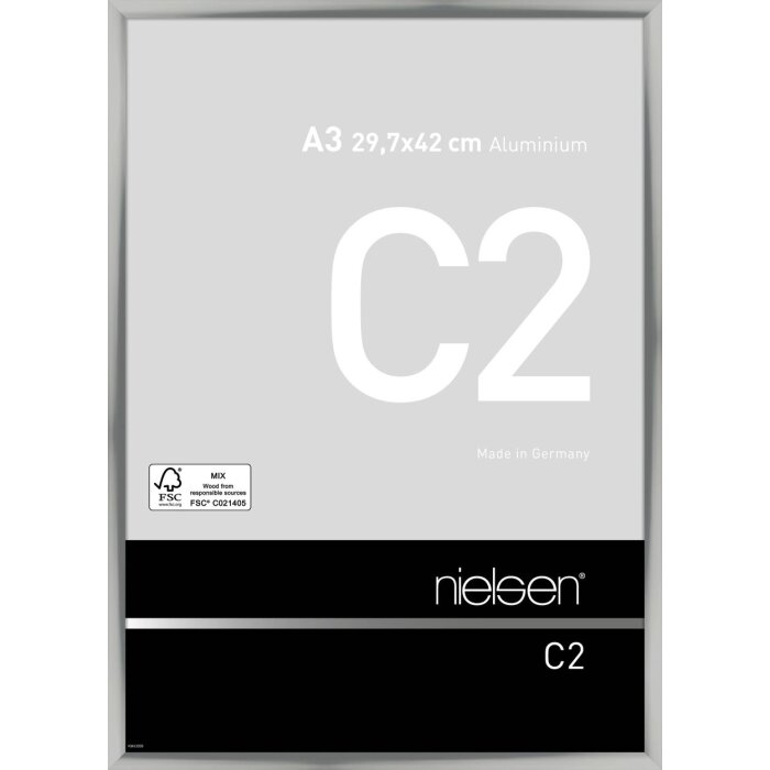 Cadre alu Nielsen C2 29,7x42 cm argenté